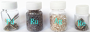 Ag,Ru, Re,Pd金属